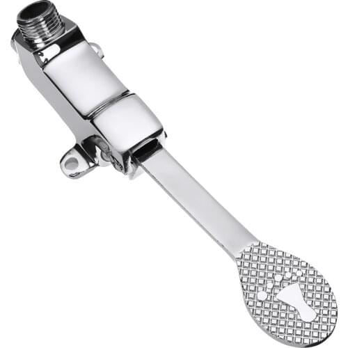 Bathroom Basin Faucet Switch Control By Floor Foot Pedal Valves Copper Single Cold Tap Hospital Hotel Pedal Water Faucet