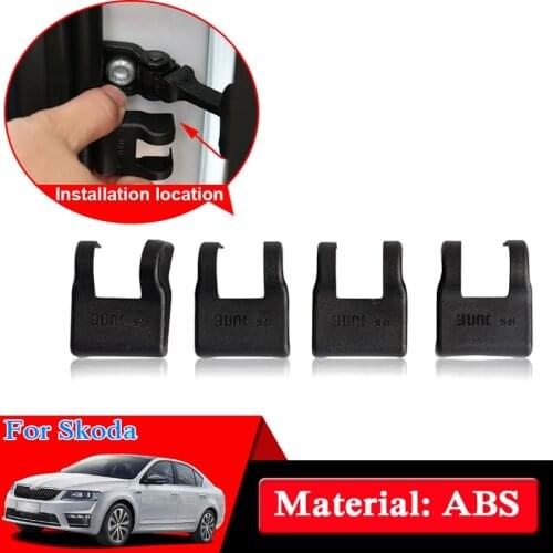 Car Styling Door Check Arm Protection Cover For Skoda Octavia Superb Kodiaq Karoq Fabia Rapid Yet Car Door Lock Protective Cover
