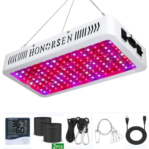 1500W LED Grow Light Full Spectrum Double Switch Plant Light for Hydroponic Indoor Plants Veg and Flower (10W LEDs 150Pcs