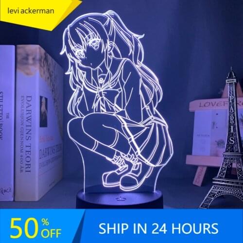 Led Night Light Anime Charlotte Nao Tomori for Bedroom Decor Birthday Gift Night Lamp Charlotte Nao Tomori Light Drop Shipping