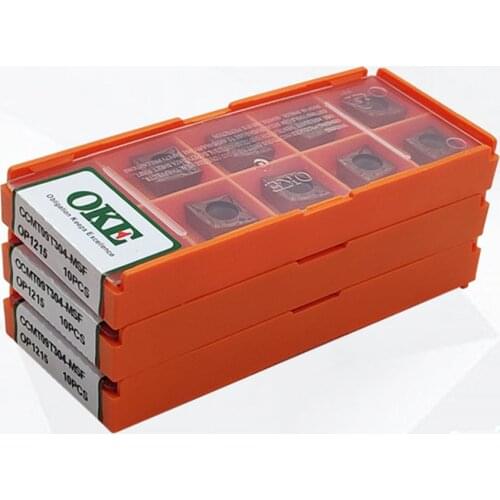 OKE CCMT09T304-MSF OP1215/CCMT09T304-MSF OP1315/CCMT120404-MSF OP1215/CCMT120404-MSF OP1315 CNC carbide inserts 10PCS/BOX