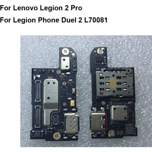 For Lenovo Legion Phone Duel 2 L70081 USB Dock Charging Port Mic Microphone Module Board small board Sim card slot Legion2 Pro