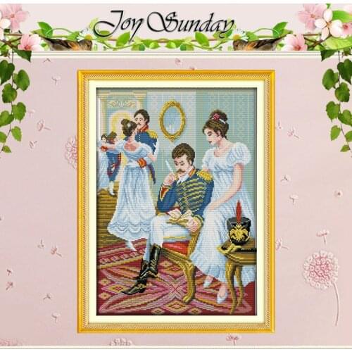Dancing Party Patterns Counted Cross Stitch 11CT Printed 14CT Cross Stitch Sets Chinese Cross-stitch Kits Embroidery Needlework