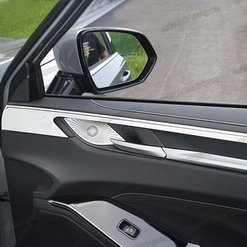 Car Inner Door Board Handle Cover Panel Trim Decor for Haval H6 2020 2021 2022 Interior Accessories Auto Styling Parts Audio