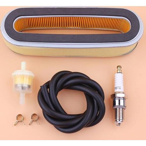 Air Fuel Filter Line Hose Spark Plug Clamp Kit For Honda GV200 GXV120 Engine