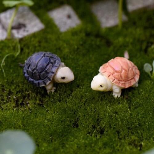 1Pc Mini Turtle Tortoise Miniature Fairy Garden Decoration DIY Micro Landscape Decoration