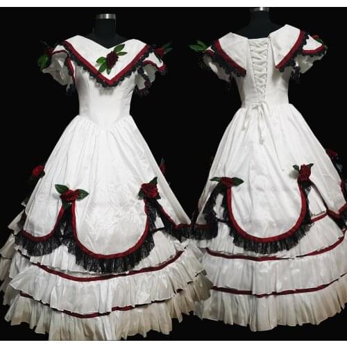 2020 New yellow victorian Halloween Cosplay dress Colonial Georgian Renaissance Gothic Historical dress D-636