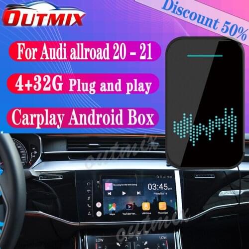 4+32G Carplay Ai Box for Audi series A4L avant Wireless link Wifi Escalade Android iOS Mirroring Video Navigation Accessories