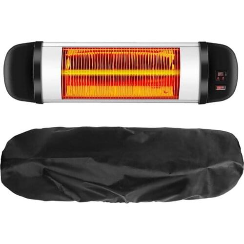 Patio Heater Cover Waterproof Dust-proof Cloth Case 420D Oxford Coated Silver Environmental PVC Coated Polyester Fabric