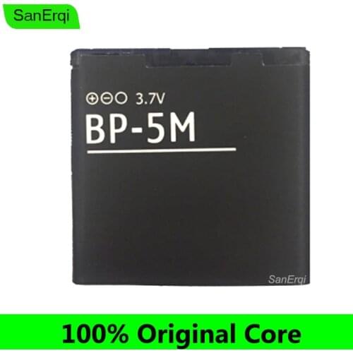 For Nokia BP-5M Battery 900mAh 6110 Navigator 6500S 5610 5700 7390 6220 Classic 6500 Slide 8600 Luna High Qaulity SanErqi