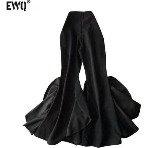Женские брюки клеш EWQ China At AliExpress