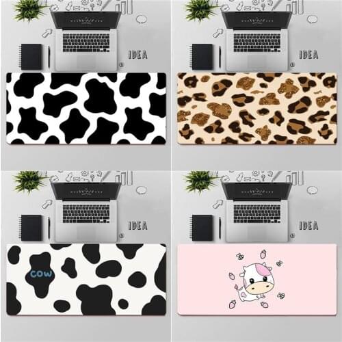 FHNBLJ Top Quality Cartoon Cow Natural Rubber Gaming mousepad Desk Mat Free Shipping Large Mouse Pad Keyboards Mat