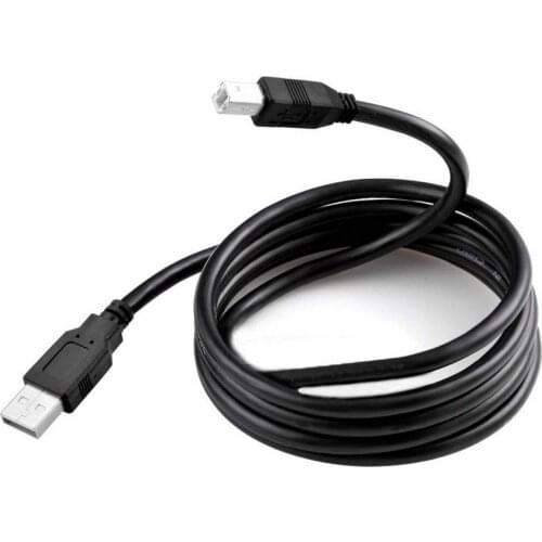 500pcs 1.8M USB 2.0 A to B Male Adapter Data Cable for Epson Canon Sharp HP Type B Printer Scanner Extension Wire Cord