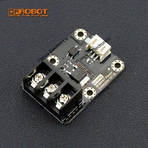DFRobot Gravity Series MOSFET Power Controller V1.0, 5~36V DC 0~20A PH2.0-3P Interface for Arduino /Raspberry Pi /Lattepanda etc