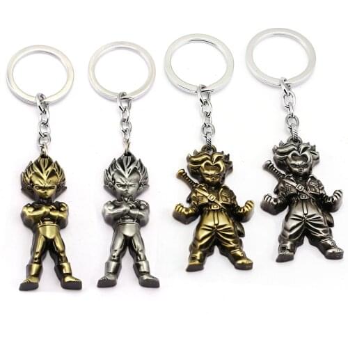 Torankusu BejitaYonsei Doll Dragon Ball Anime Model Movable Doll Metal Accessories Keychain Backpack Pendant Childrens Gift Toys
