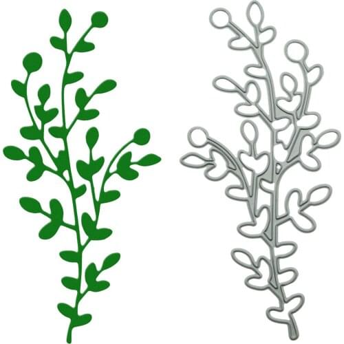 Branch Shape Metal Cutting Dies Scrapbooking Leaf Twig Shaped Handmade Card Embossing Craft Paper Cutter Mold