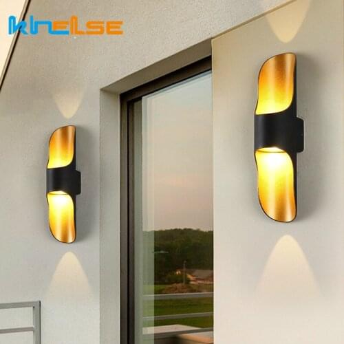 Outdoor LED Waterproof Retro Wall Lamp Up And Down Bedroom Sconces Corridor Garden Stair Bathroom Decoration Wall Lighs Fixtures