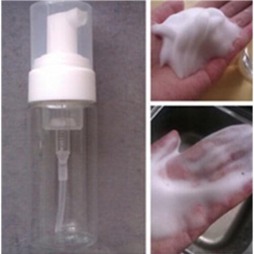 New Clear Foaming 50ml Bottle Froth Pump Soap Mousses Liquid Dispenser Foam Bottles With Cap Plastic Shampoo Lotion Bottling