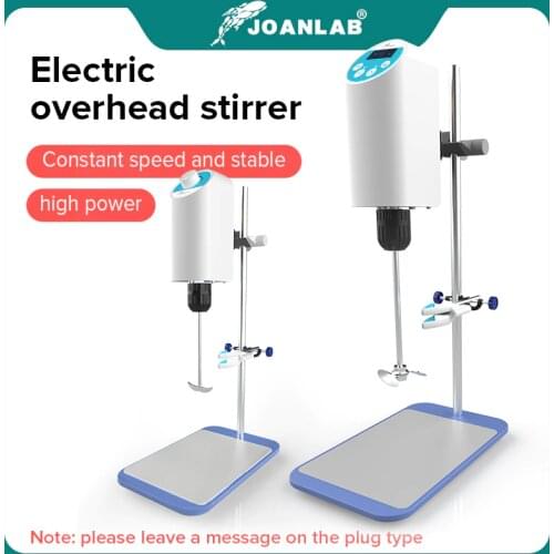JOANLAB Official Store Laboratory Stirrer Electric Stirrer Digital Display Overhead Stirrer Lab Mixer Lab Equipment 110V To 220V