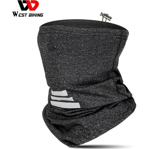 WEST BIKING Winter Bandana Warm Windproof Men Women Bicycle Balaclava Printed Design Outdoor Cycling Headwear Sports Scarf