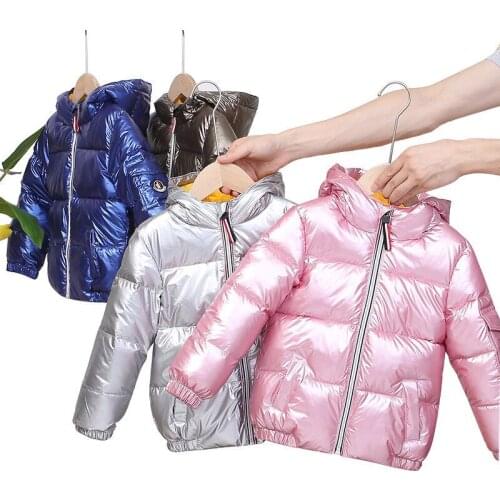Down Jacket Kids Warm Hoodie
