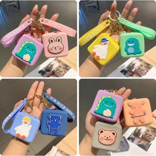Storage bag waterproof tampon storage bag cute sanitary napkin bag portable makeup lipstick keychain earphone data cable storage