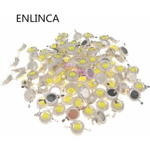 10pcs LED 3W Multi colors Diode White Red Green Blue Orange UV RGB High Power Beads 3Watt Light-Emitting-Diode Brightness