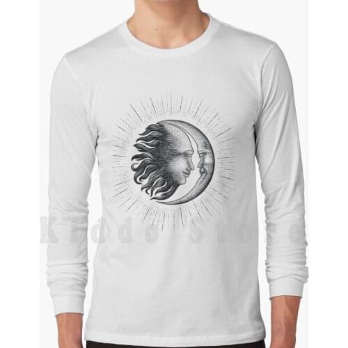 Moon&Sun hoodie long sleeve Moon Sun Love Lovely Hug Kiss Honey Happy Birthday Love Mum Dad Baby Kids Toy White