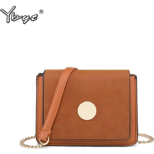 YBYT brand 2018 new sequined women satchel fashion shopping bag simple evening pack chain shoulder messenger crossbody bags