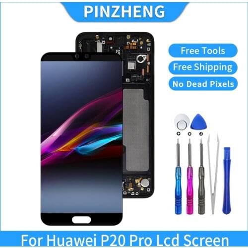 PINZHENG Lcd For Huawei P20 Pro Lcd Display Touch Screen Digitizer Assembly Replacement For Huawei P20 Pro LCDs CLT-AL01 CLT-L29