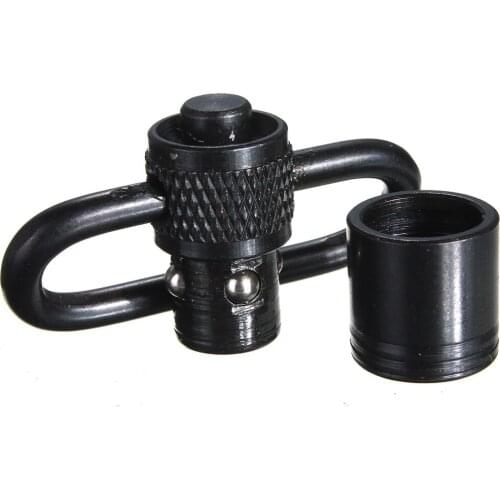 1 Pcs Metal Quick Detach Release Sling Swivel Mount Ring Carabiner Pattern Knurled Strap Buckle Outdoor Tools