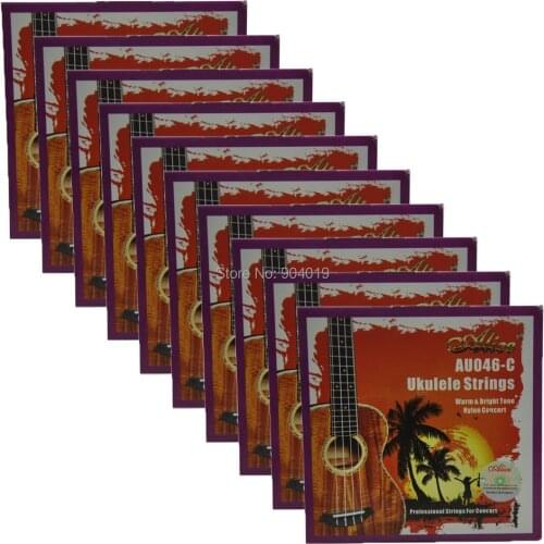 10Sets Alice Concert Ukulele Strings Modified Clear Nylon AECG AU046C