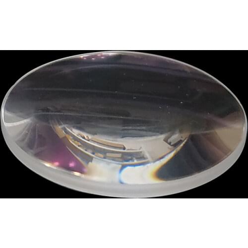 2pcs 42 Diameter K9 Optical Glass Focal Length 65mm Double Convex Lens 3D Glasses DIY BOX