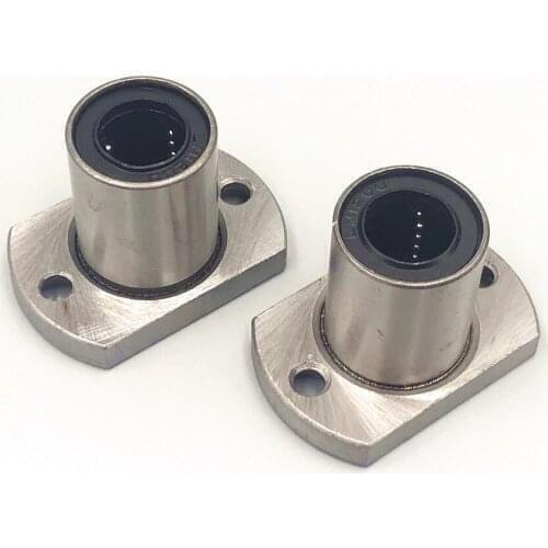 8pcs/Lot LMH8UU 8mm Ellipse Flange Linear Motion Ball Bushing Bearing 8x15x24 mm LMH8 for CNC Router Shaft Rod 3D Printer