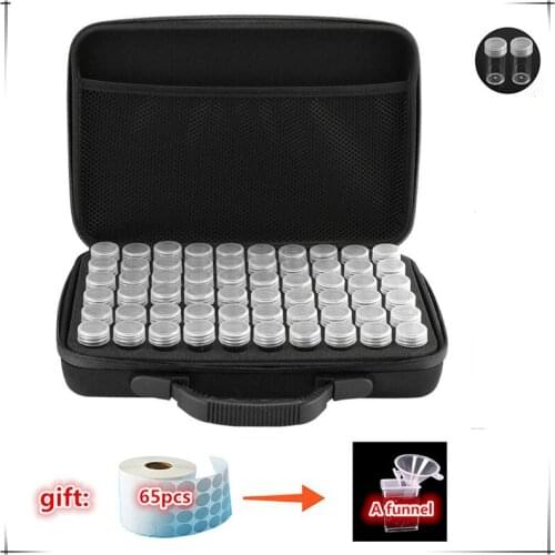 Diamond painting accessories beads 30/60 storage bottle diamond embroidery multi-function kit storage box suitcase tote bag zipp
