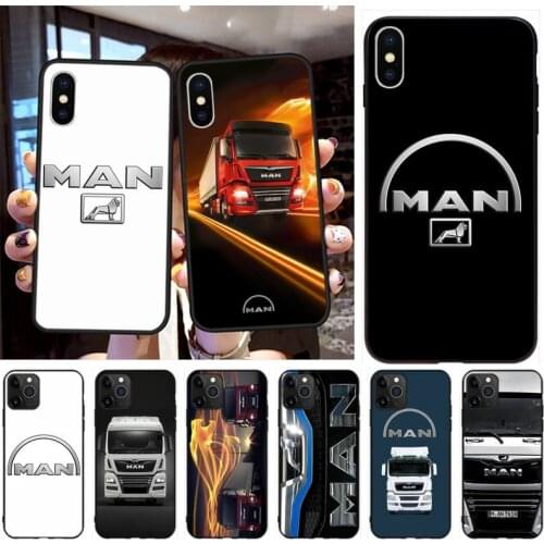 Man Trucks Phone Case for iphone 12 pro max 11 pro XS MAX 8 7 6 6S Plus X 5S SE 2020 XR case
