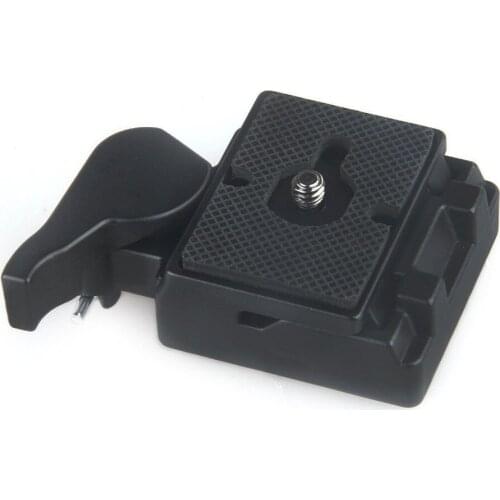 Black Camera 323 Quick Release Plate w/ Adapter (200PL-14) set for tripod camera