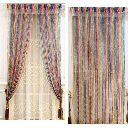 DUSTPROOFVEIL Silk Curtains For Windows