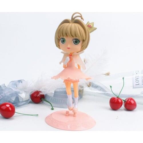 [MYKPOP]Cardcaptor Sakura Action Figure Lovely Cartoon Cake Decoration 16cm Tall Amine Fans Collection SC20103111