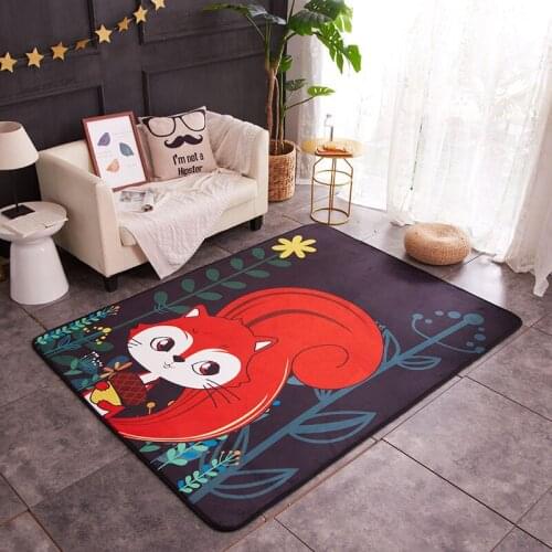 Forest Animal Children Carpets for Living room Baby Room Play Crawl Floor Mat Nordic Style Kids Home Area Rugs tapetes alfombra