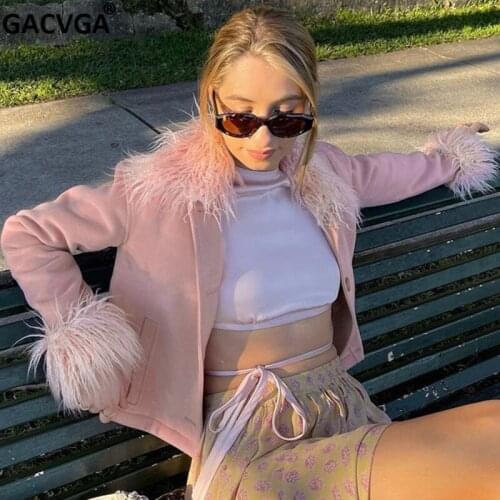 Женские куртки с мехом GACVGA China At AliExpress