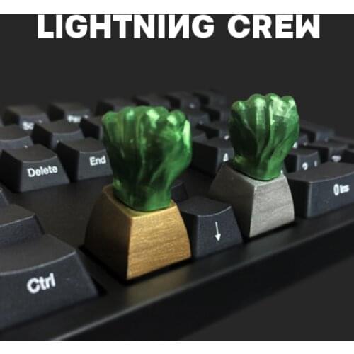 Switch Keycaps For Mechanical Keyboard Gift Pbt Keycap Gaming Keyboard Anime Marvel Hulk 1PC