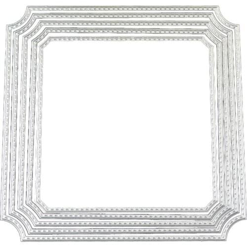 Round corner square frame Etching metal cutting die carbon steel die for DIY Scrapbooking/Card Making/Fun Decoration Supplies