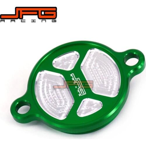 Motorcycle CNC Billet Oil Filter Cap Cover For KAWASAKI KX250F KXF 250 2005 2006 2007 2008 2009 2010 2011 2012 2013 2014-2017