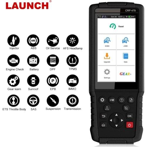 LAUNCH CRP479 OBD2 Engine Scanner Professional Car Diagnose Tool JOBD 15 Reset Functions EOBD OBD 2 Automotive Diagnostic Scan