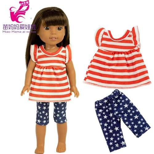 Summer Shirt Jeans Trousers for 14.5 Inch Wellie Wishers Doll Outfit Camille Ashlyn Kendall Emerson 38cm 36cm Nancy Doll Clothes