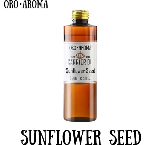 Famous brand oroaroma Sunflower seed oil natural aromatherapy high-capacity skin body care massage spa carrier base oil