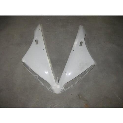 Motorcycle ABS Injection Fairings Upper Front Head Fairing Cowl Nose Cowl For yamaha r1 2004 2005 2006 r1000 04-06 good quality