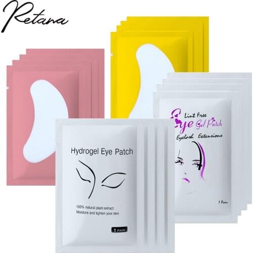 20/50/100 Pairs Eyelash Pad Gel Patch Grafted Eyes Attached To The Eyelashes For Eyelash Extension Stickers Patch Makeup Tool