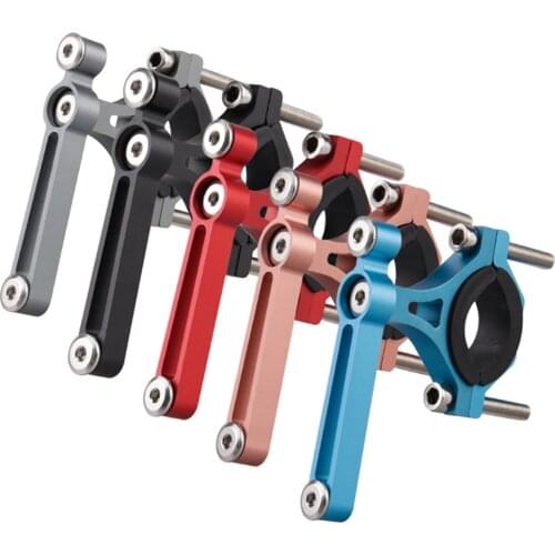 Aluminum Alloy Bicycle Bottle Cage Mount Adapter Adjustable MTB Road Bike Handlebar Water Bottle Holder Seat Post Bottle Mount